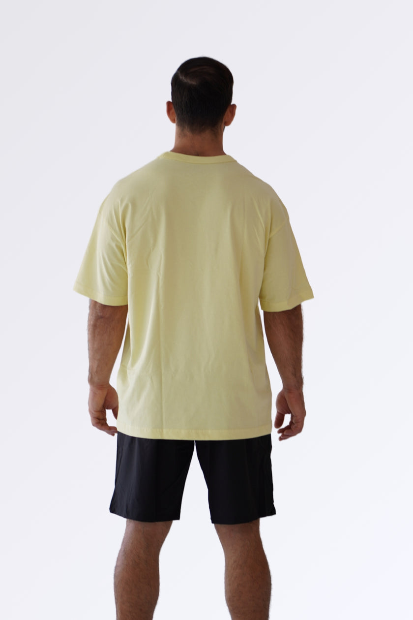 Camiseta Oversize Athlete Amarilla