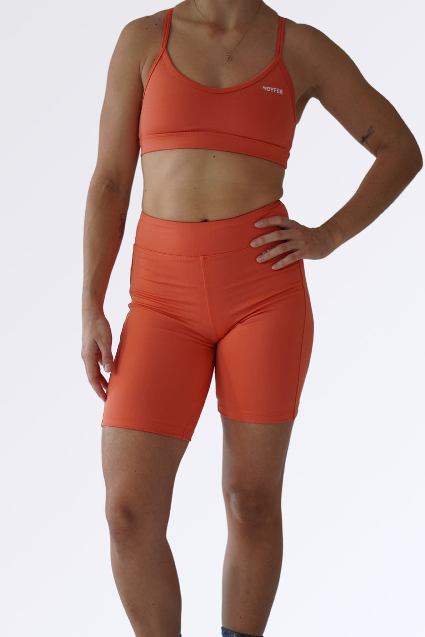 Short Biker Naranja