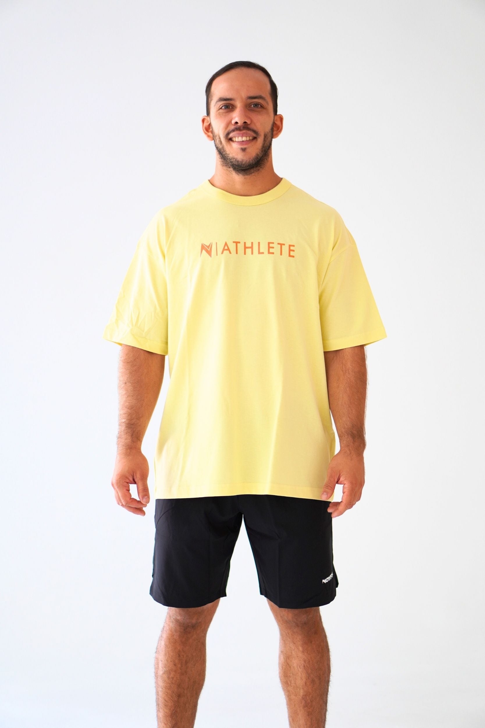 Camiseta Oversize Athlete Amarilla