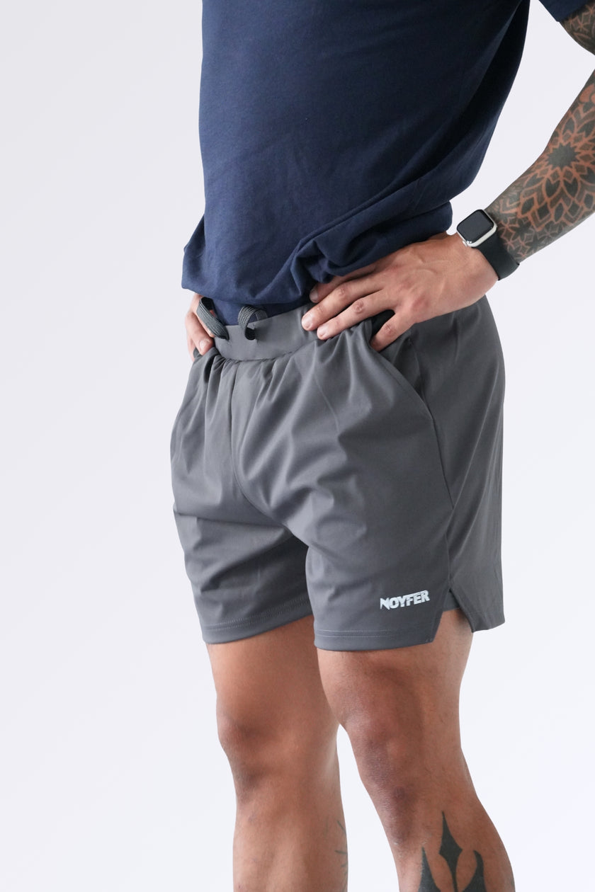 Short Deportivo 2 en 1 Gris para Hombre