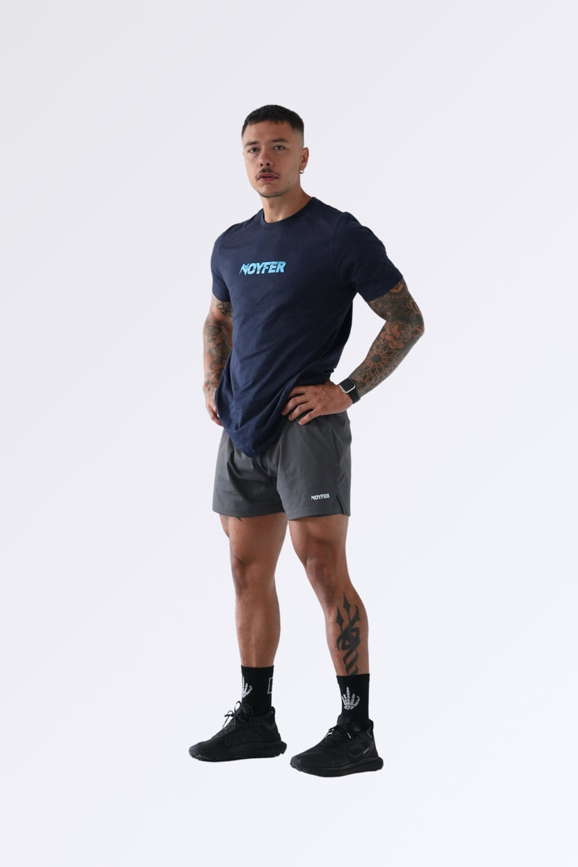 Short Deportivo 2 en 1 Gris para Hombre