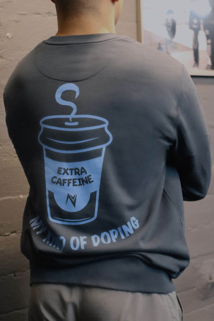 Sudadera Caffeine Azul