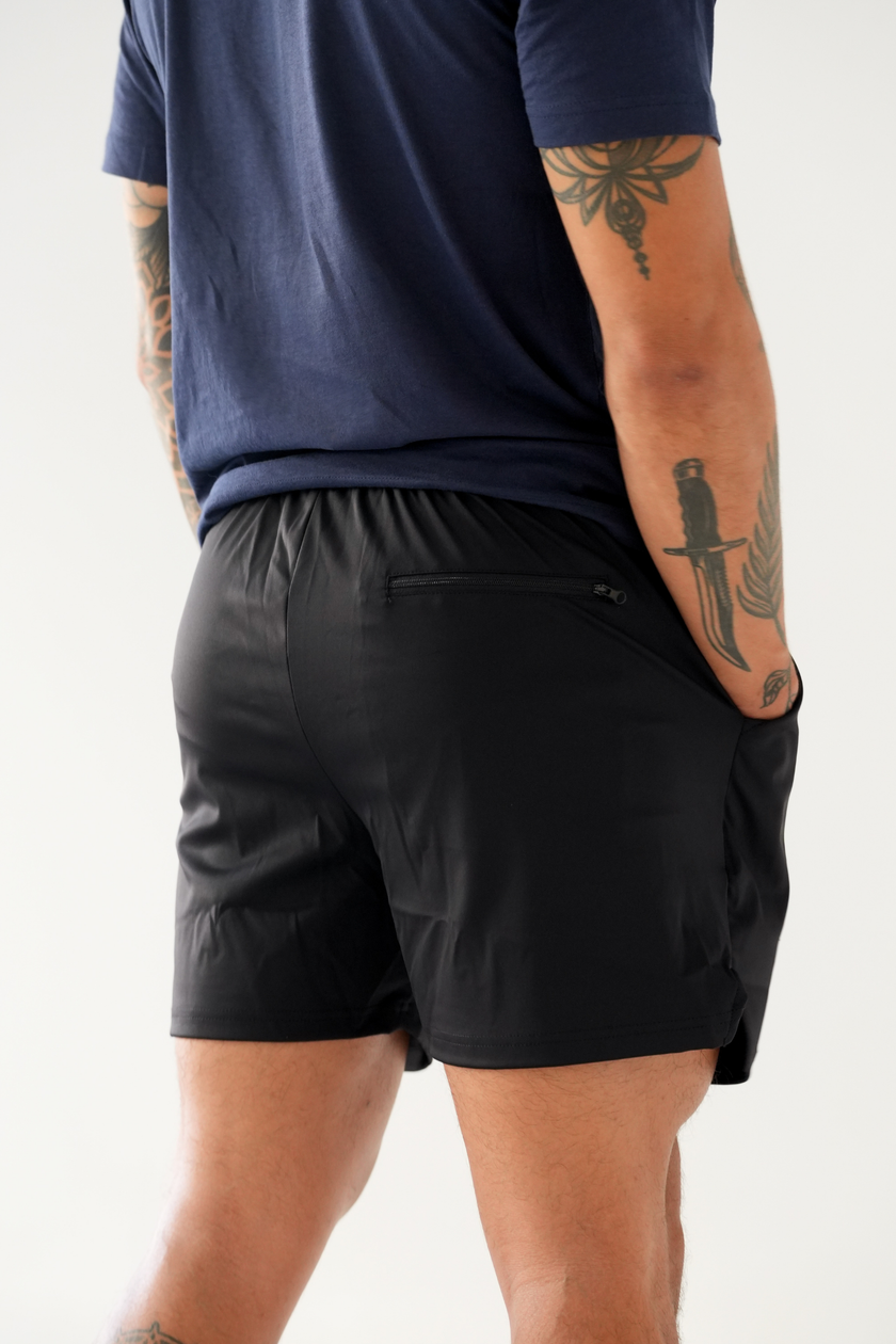 Short Deportivo 2 en 1 Negro para Hombre