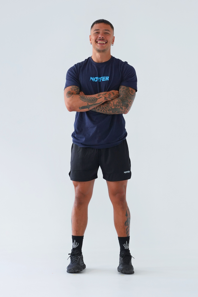 Short Deportivo 2 en 1 Negro para Hombre